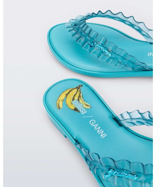 melissa（メリッサ）の「MELISSA FLIP FLOP SLIM + GANNI AD（サンダル・レディース・ブラック/ブラウン/レッド/イエロー/ブルー・38/39/37/35-36）」の13枚目の写真