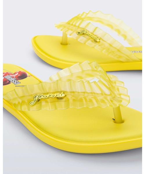 melissa（メリッサ）の「MELISSA FLIP FLOP SLIM + GANNI AD（サンダル・レディース・ブラック/ブラウン/レッド/イエロー/ブルー・38/39/37/35-36）」の20枚目の写真