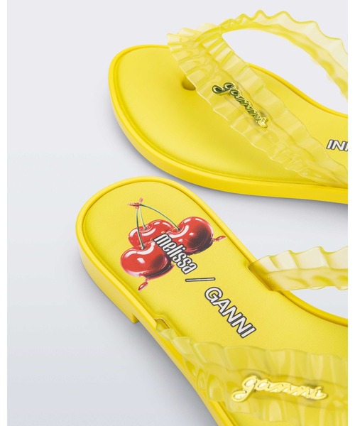 melissa（メリッサ）の「MELISSA FLIP FLOP SLIM + GANNI AD（サンダル・レディース・ブラック/ブラウン/レッド/イエロー/ブルー・38/39/37/35-36）」の21枚目の写真