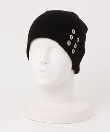 Chikashitsu + | 【Chikashitsu +】6 eyelet beanie (2color) / 【チカシツプラス】アイレットビーニー(ニットキャップ/ビーニー)