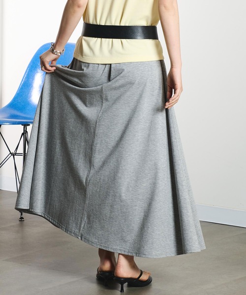 ROSE BUD(ローズバッド)の「JERSEY SKIRT(スカート・レディース・ブラック/グレー/バーガンディー・S/M)」の10枚目の写真