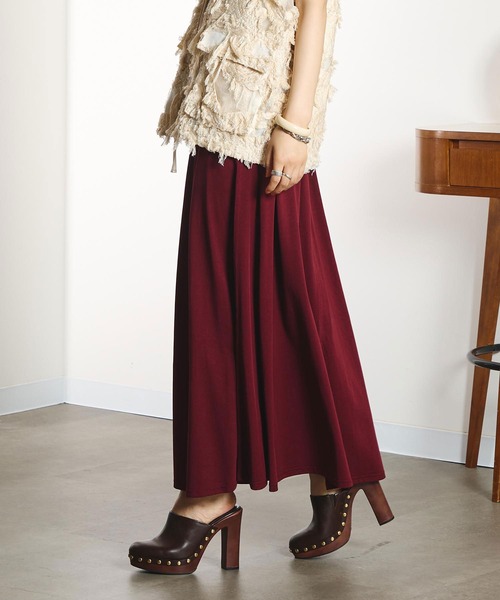 ROSE BUD(ローズバッド)の「JERSEY SKIRT(スカート・レディース・ブラック/グレー/バーガンディー・S/M)」の18枚目の写真