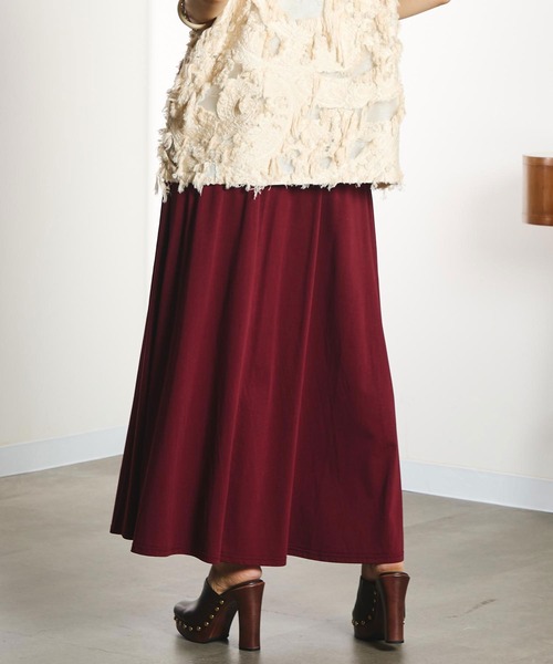 ROSE BUD(ローズバッド)の「JERSEY SKIRT(スカート・レディース・ブラック/グレー/バーガンディー・S/M)」の19枚目の写真