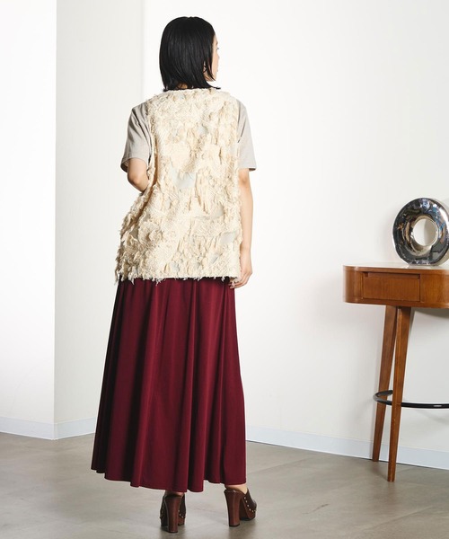 ROSE BUD(ローズバッド)の「JERSEY SKIRT(スカート・レディース・ブラック/グレー/バーガンディー・S/M)」の22枚目の写真