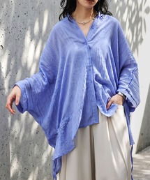 ROUND PARTS SHEER SHORT SH / ラウンドパーツシアーショートシャツ
