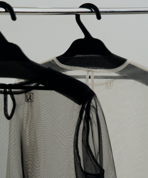 LE'RURE(リルアー)の「Original sheer tops(ドレス・レディース・ベージュ/グレー/ブラック/ブラウン・MEDIUM)」の21枚目の写真