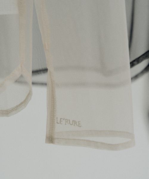 LE'RURE(リルアー)の「Original sheer tops(ドレス・レディース・ベージュ/グレー/ブラック/ブラウン・MEDIUM)」の22枚目の写真