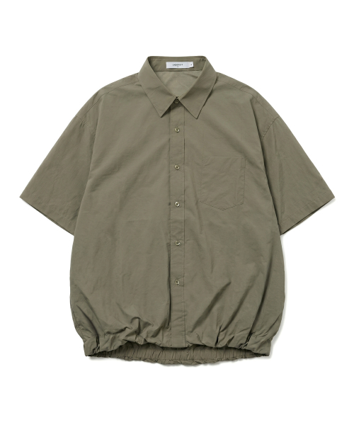 UNDEROFF（アンダーオフ）の「バンディングプルオーバーナイロンハーフシャツカーキ（シャツ/ブラウス・メンズ・カーキ・LARGE/MEDIUM/X-LARGE）」の4枚目の写真
