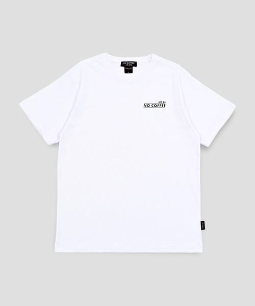 NO COFFEE(ノーコーヒー)の「コーデュラコットン ラインロゴ S/S Tee(Tシャツ/カットソー・メンズ・ブラック/ホワイト・LARGE/X-LARGE/MEDIUM)」の2枚目の写真