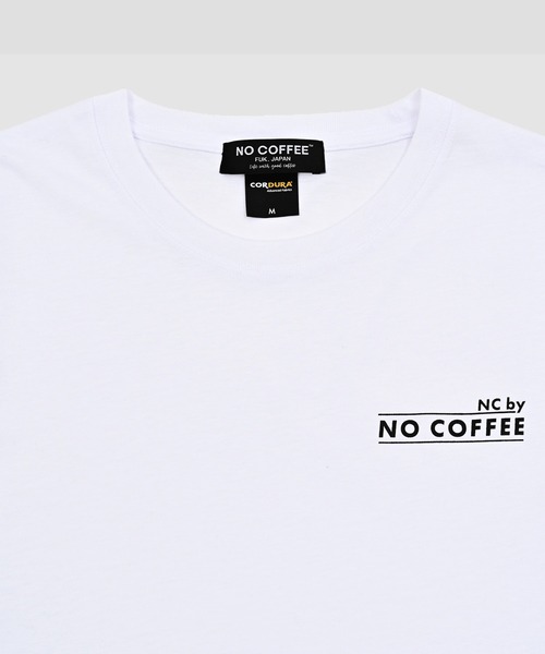 NO COFFEE(ノーコーヒー)の「コーデュラコットン ラインロゴ S/S Tee(Tシャツ/カットソー・メンズ・ブラック/ホワイト・LARGE/X-LARGE/MEDIUM)」の4枚目の写真