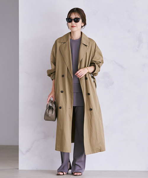 plage(プラージュ)の「《追加》lady trench コート 2(トレンチコート・レディース・キャメル・38/36)」の2枚目の写真