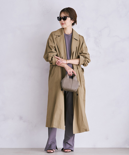 plage(プラージュ)の「《追加》lady trench コート 2(トレンチコート・レディース・キャメル・38/36)」の5枚目の写真