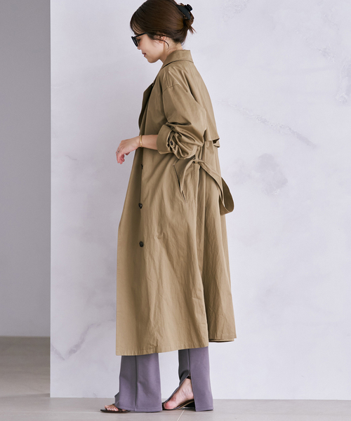 plage(プラージュ)の「《追加》lady trench コート 2(トレンチコート・レディース・キャメル・38/36)」の6枚目の写真