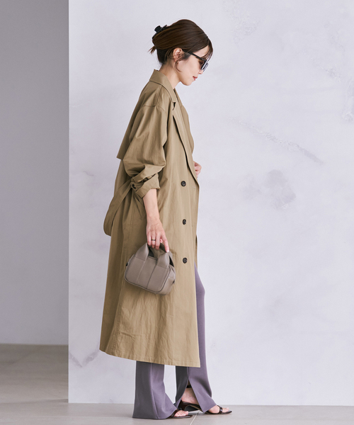 plage(プラージュ)の「《追加》lady trench コート 2(トレンチコート・レディース・キャメル・38/36)」の7枚目の写真