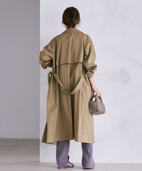 plage(プラージュ)の「《追加》lady trench コート 2(トレンチコート・レディース・キャメル・38/36)」の8枚目の写真