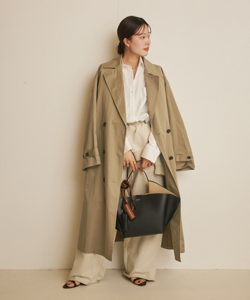 plage(プラージュ)の「《追加》lady trench コート 2(トレンチコート・レディース・キャメル・38/36)」の9枚目の写真
