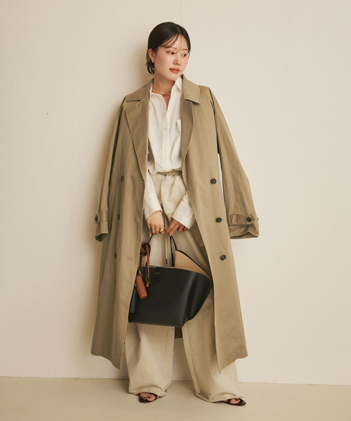 plage(プラージュ)の「《追加》lady trench コート 2(トレンチコート・レディース・キャメル・38/36)」の10枚目の写真
