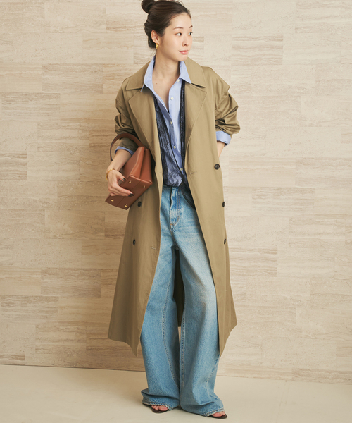 plage(プラージュ)の「《追加》lady trench コート 2(トレンチコート・レディース・キャメル・38/36)」の14枚目の写真