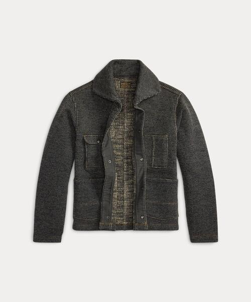 RRL(ダブル アール エル)の「フリース ワーク ジャケット(カバーオール・メンズ・グレー系・S/M/L/XL/XS/XXL)」の8枚目の写真