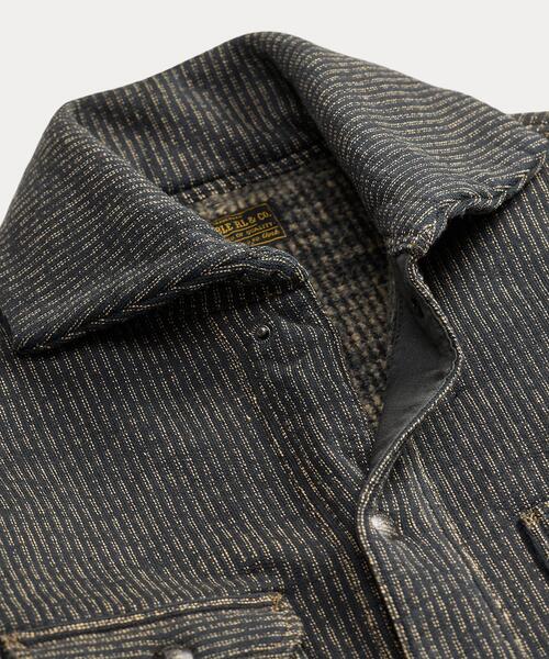 RRL(ダブル アール エル)の「フリース ワーク ジャケット(カバーオール・メンズ・グレー系・S/M/L/XL/XS/XXL)」の7枚目の写真