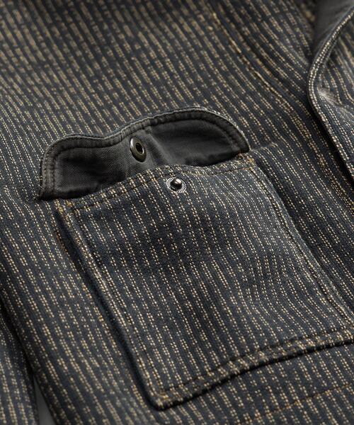 RRL(ダブル アール エル)の「フリース ワーク ジャケット(カバーオール・メンズ・グレー系・S/M/L/XL/XS/XXL)」の6枚目の写真