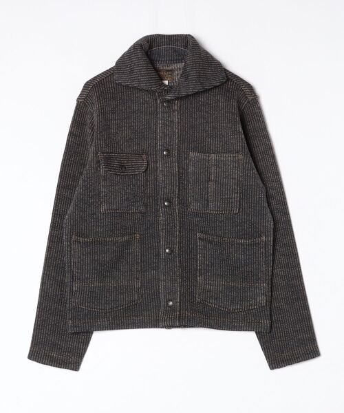 RRL(ダブル アール エル)の「フリース ワーク ジャケット(カバーオール・メンズ・グレー系・S/M/L/XL/XS/XXL)」の4枚目の写真