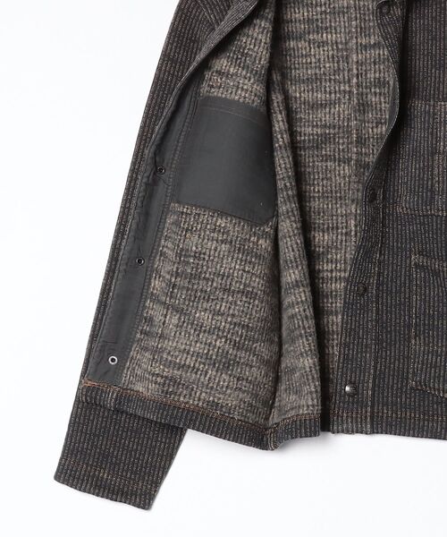 RRL(ダブル アール エル)の「フリース ワーク ジャケット(カバーオール・メンズ・グレー系・S/M/L/XL/XS/XXL)」の2枚目の写真
