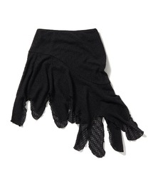 PERVERZE（パーバーズ）の「Knit Lace Jagged-hem Skirt（スカート）」