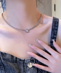 LUGG NAGG（ラグナグ）の「【456883】クロススターネックレス(RZ)（ネックレス）」
