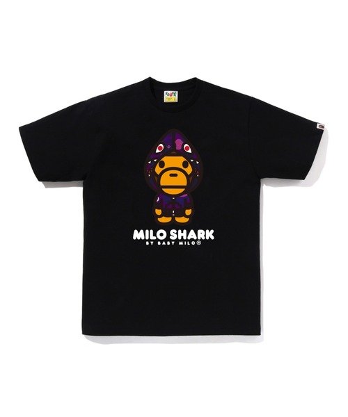 COLOR CAMO MILO SHARK FZH TEE（Tシャツ/カットソー）｜A BATHING APE