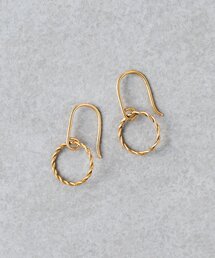 ​​​​​​​《Helena Rohner》ツイストワイヤーサークルピアス