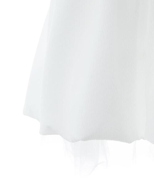 INGNI(イング)の「【WEB限定】裾チュールバルーンオフショルチュニック(シャツ/ブラウス・レディース・オフホワイト/ブラック・M)」の15枚目の写真