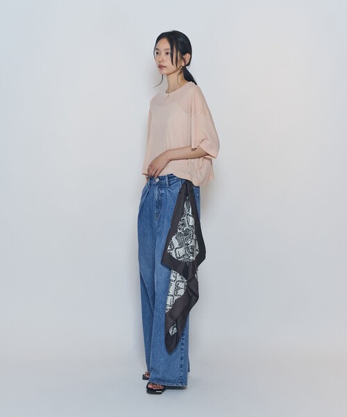 1er Arrondissement(プルミエアロンディスモン)の「<upper hights / アッパーハイツ>"SHORELINE WIDE TEE"カットソー(Tシャツ/カットソー・レディース・ピンク系その他4/グレー系その他7/ホワイト系その他3・0)」の6枚目の写真
