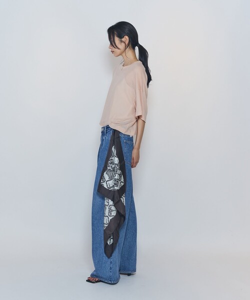 1er Arrondissement(プルミエアロンディスモン)の「<upper hights / アッパーハイツ>"SHORELINE WIDE TEE"カットソー(Tシャツ/カットソー・レディース・ピンク系その他4/グレー系その他7/ホワイト系その他3・0)」の7枚目の写真
