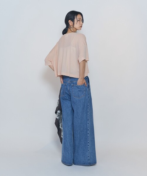 1er Arrondissement(プルミエアロンディスモン)の「<upper hights / アッパーハイツ>"SHORELINE WIDE TEE"カットソー(Tシャツ/カットソー・レディース・ピンク系その他4/グレー系その他7/ホワイト系その他3・0)」の8枚目の写真
