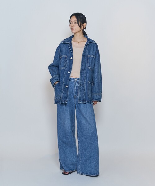 1er Arrondissement(プルミエアロンディスモン)の「<upper hights / アッパーハイツ>"SHORELINE WIDE TEE"カットソー(Tシャツ/カットソー・レディース・ピンク系その他4/グレー系その他7/ホワイト系その他3・0)」の9枚目の写真