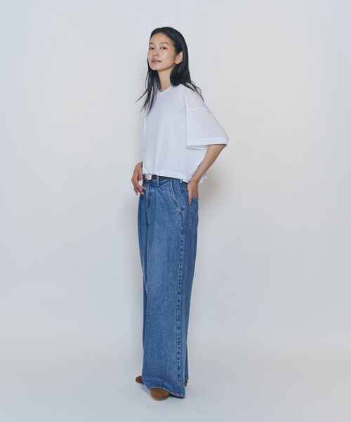 1er Arrondissement(プルミエアロンディスモン)の「<upper hights / アッパーハイツ>"SHORELINE WIDE TEE"カットソー(Tシャツ/カットソー・レディース・ピンク系その他4/グレー系その他7/ホワイト系その他3・0)」の14枚目の写真