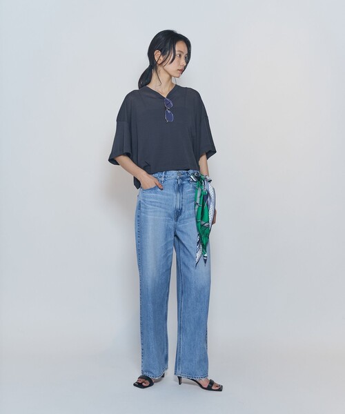 1er Arrondissement(プルミエアロンディスモン)の「<upper hights / アッパーハイツ>"SHORELINE WIDE TEE"カットソー(Tシャツ/カットソー・レディース・ピンク系その他4/グレー系その他7/ホワイト系その他3・0)」の18枚目の写真