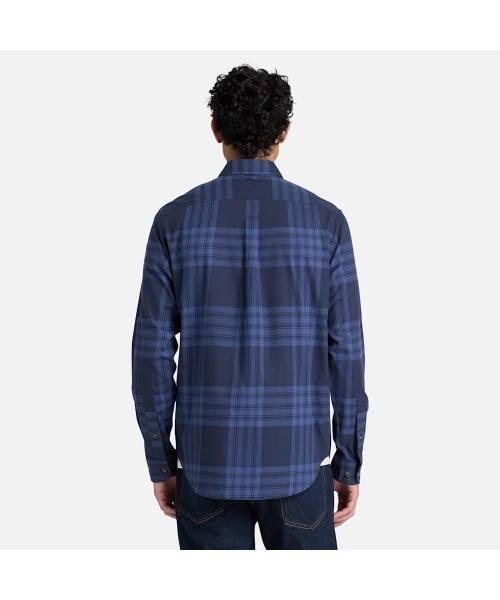 Timberland（ティンバーランド）の「ツイル ハウス チェック シャツ メンズ（シャツ/ブラウス・メンズ・ダークブルー・LARGE/MEDIUM/SMALL/X-LARGE/XX-LARGE）」の3枚目の写真