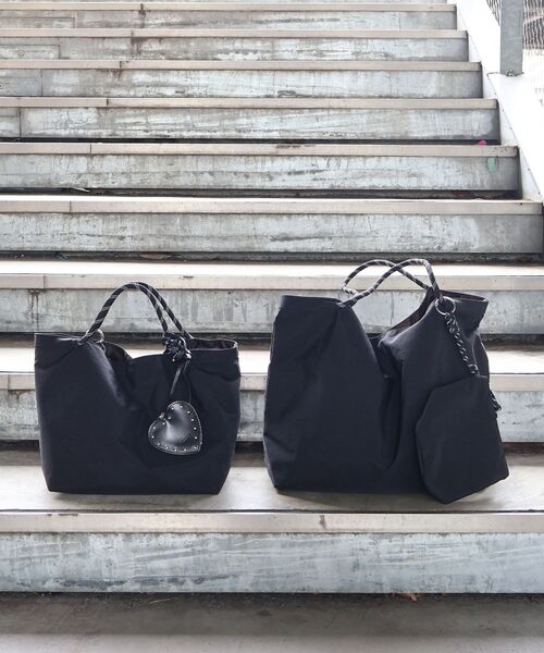 le.coeur blanc（ルクールブラン）の「【撥水】ナイロンパッカブルトートS（トートバッグ・レディース・ブラウン/ブラック/ブラック系その他・FREE）」の18枚目の写真