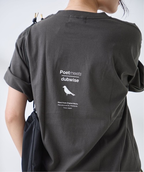 POET MEETS DUBWISE(ポエットミーツダブワイズ)の「《追加》POETMEETS DUBWISE HOPE Tシャツ(Tシャツ/カットソー・レディース・ネイビー/ブラック/ホワイト・FREE)」の1枚目の写真
