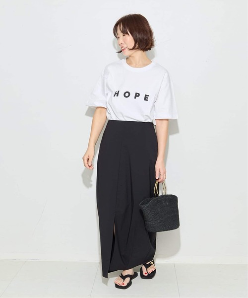 POET MEETS DUBWISE(ポエットミーツダブワイズ)の「《追加》POETMEETS DUBWISE HOPE Tシャツ(Tシャツ/カットソー・レディース・ネイビー/ブラック/ホワイト・FREE)」の6枚目の写真