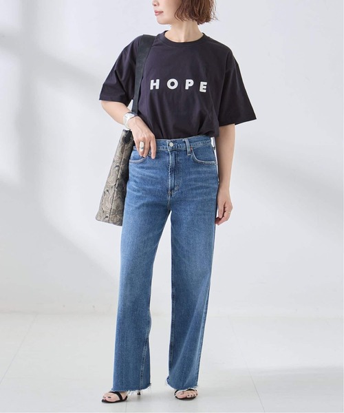 POET MEETS DUBWISE(ポエットミーツダブワイズ)の「《追加》POETMEETS DUBWISE HOPE Tシャツ(Tシャツ/カットソー・レディース・ネイビー/ブラック/ホワイト・FREE)」の7枚目の写真