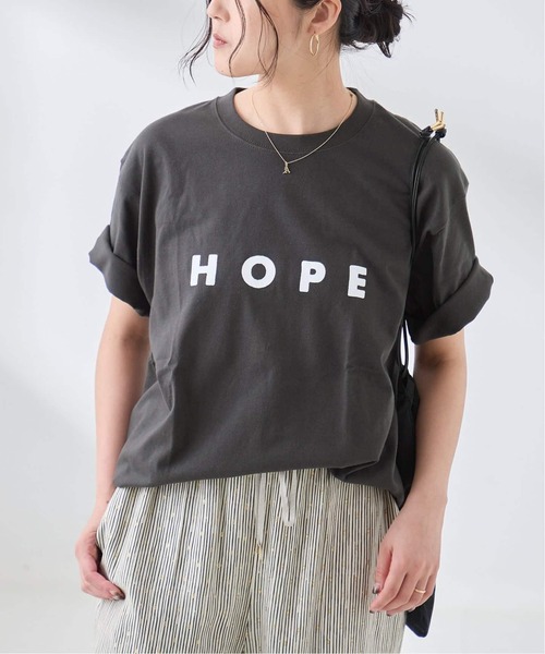 POET MEETS DUBWISE(ポエットミーツダブワイズ)の「《追加》POETMEETS DUBWISE HOPE Tシャツ(Tシャツ/カットソー・レディース・ネイビー/ブラック/ホワイト・FREE)」の9枚目の写真