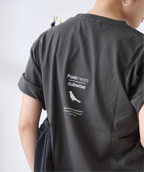 POET MEETS DUBWISE(ポエットミーツダブワイズ)の「《追加》POETMEETS DUBWISE HOPE Tシャツ(Tシャツ/カットソー・レディース・ネイビー/ブラック/ホワイト・FREE)」の12枚目の写真