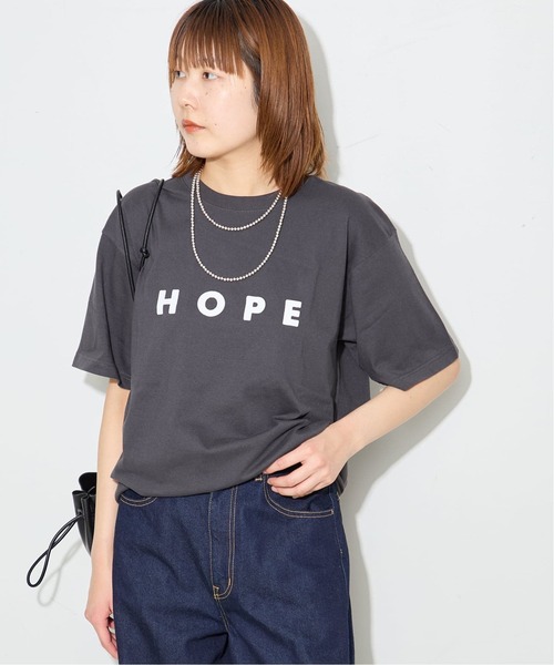 POET MEETS DUBWISE(ポエットミーツダブワイズ)の「《追加》POETMEETS DUBWISE HOPE Tシャツ(Tシャツ/カットソー・レディース・ネイビー/ブラック/ホワイト・FREE)」の16枚目の写真