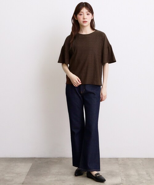 grove(グローブ)の「アイレットレースカットソー(Tシャツ/カットソー・レディース・ネイビー/オフホワイト/ブラウン系その他・03/02/04/01/05)」の18枚目の写真