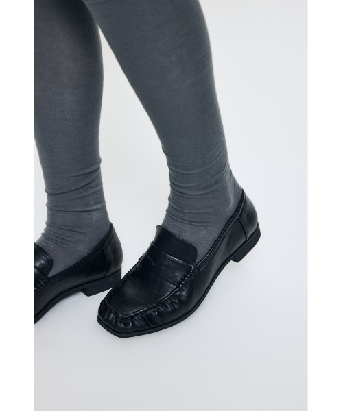 MOUSSY(マウジー)の「【26年AW新作】GATHER FLAT ローファー(ローファー・レディース・ブラウン/ブラック・LARGE/SMALL/MEDIUM)」の9枚目の写真