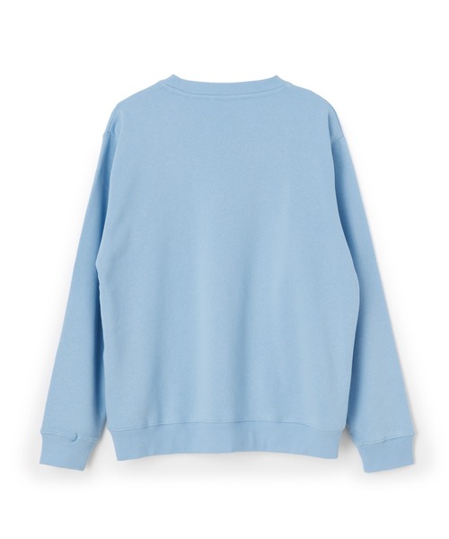 FILA（フィラ）の「FLOATING LOGO SWEAT SHIRT / フローティングロゴ　グラフィックスウェットシャツ（スウェット・メンズ・ネイビー/オフホワイト/ライトブルー・L/XL/M）」の6枚目の写真