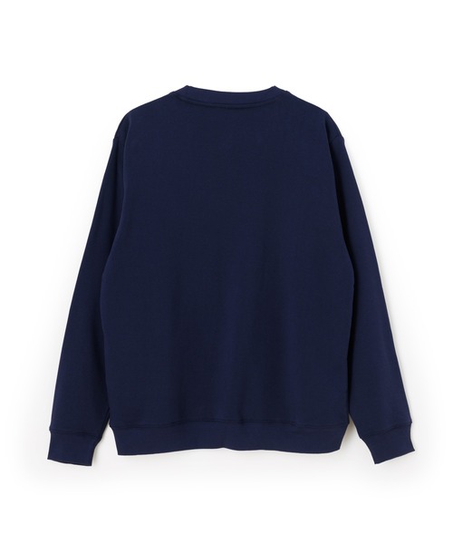 FILA（フィラ）の「FLOATING LOGO SWEAT SHIRT / フローティングロゴ　グラフィックスウェットシャツ（スウェット・メンズ・ネイビー/オフホワイト/ライトブルー・L/XL/M）」の8枚目の写真